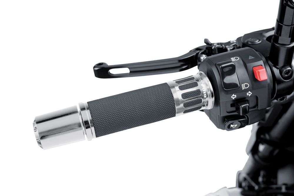 PUIG 8188P Racing Griffe passend fuer KAWASAKI KLE500 Silber