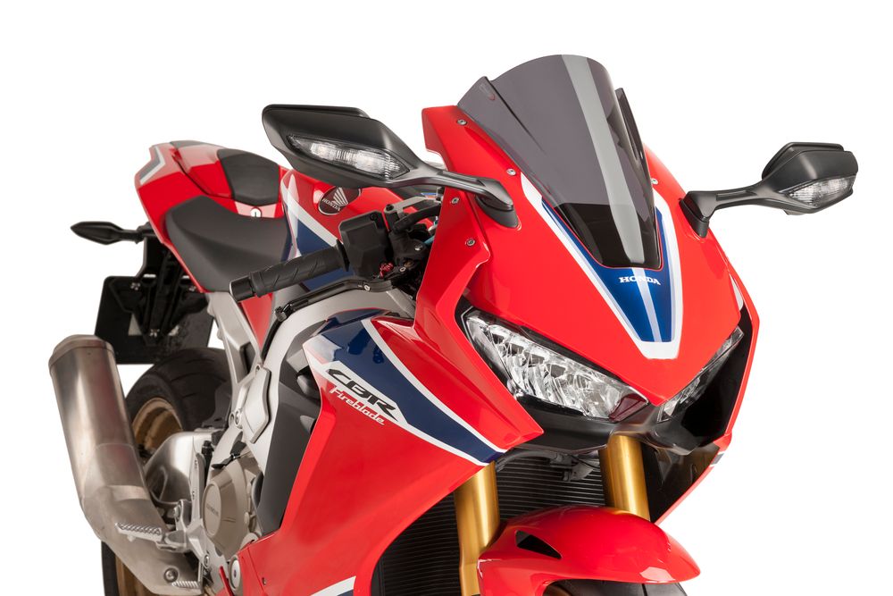 PUIG 9407F Z-Racing Scheibe passend fuer HONDA CBR1000RR FIREBLADE SP Stark getönt