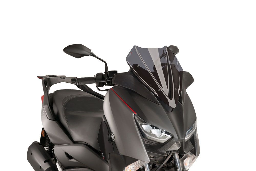 PUIG 9474F Windschutzscheibe V-Tech Line Sport passend fuer YAMAHA X-MAX 400 Stark getönt