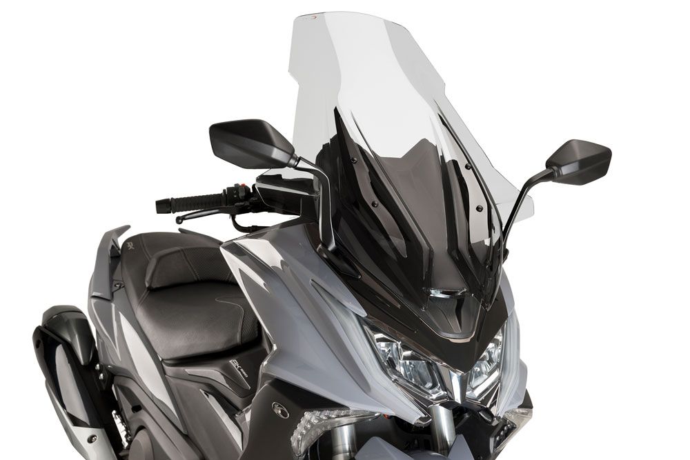 PUIG 9477W Windschutzscheibe V-Tech Line Touring passend fuer KYMCO AK550 Transparent