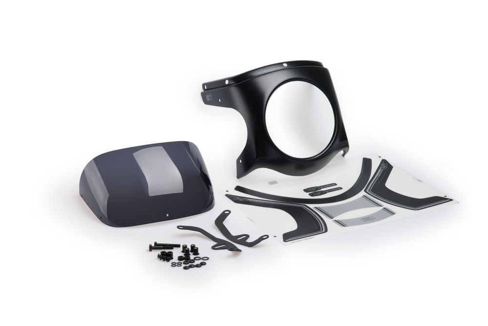 PUIG 9516F Retro-Verkleidungscheibe passend fuer TRIUMPH BONNEVILLE SPEEDMASTER Stark getönt