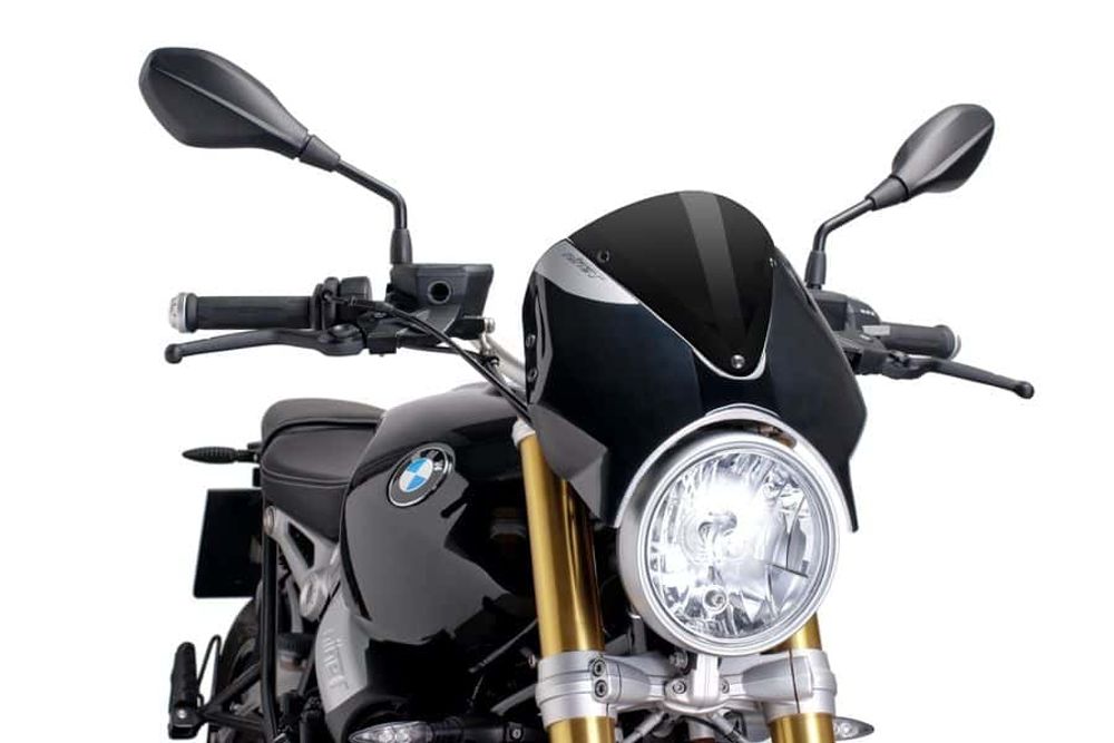 PUIG 7012N Retrovision passend fuer BMW R NINET Schwarz