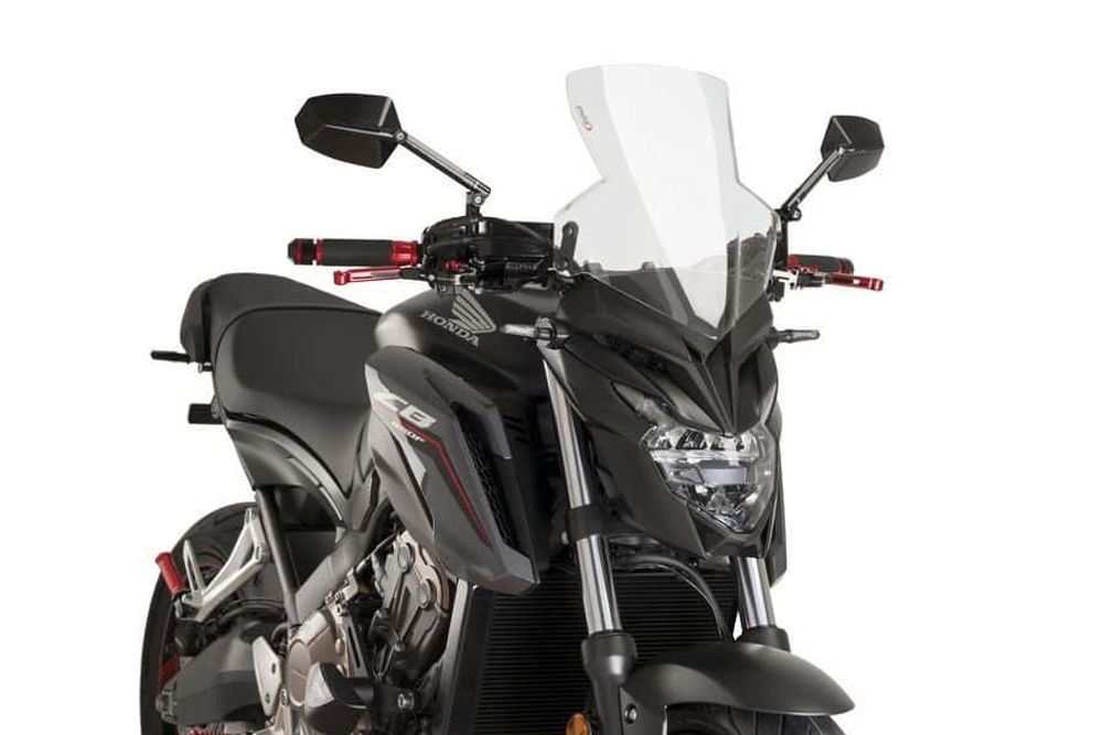 PUIG 9687W New Generation Sport passend fuer HONDA CB650F Transparent