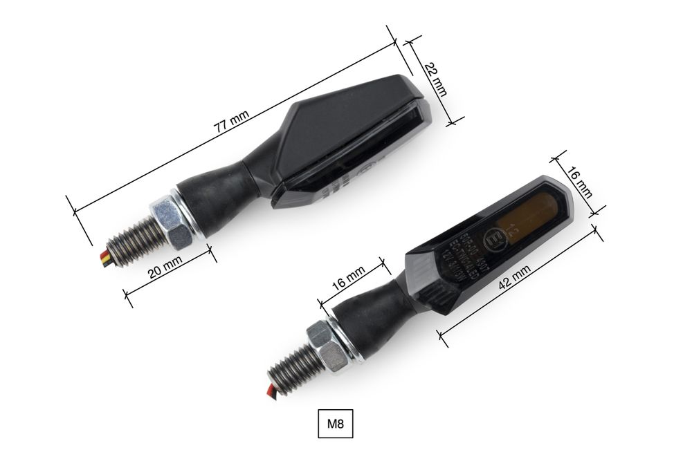 PUIG 9555N Stick Blinkerset passend fuer CFMOTO 700MT Schwarz