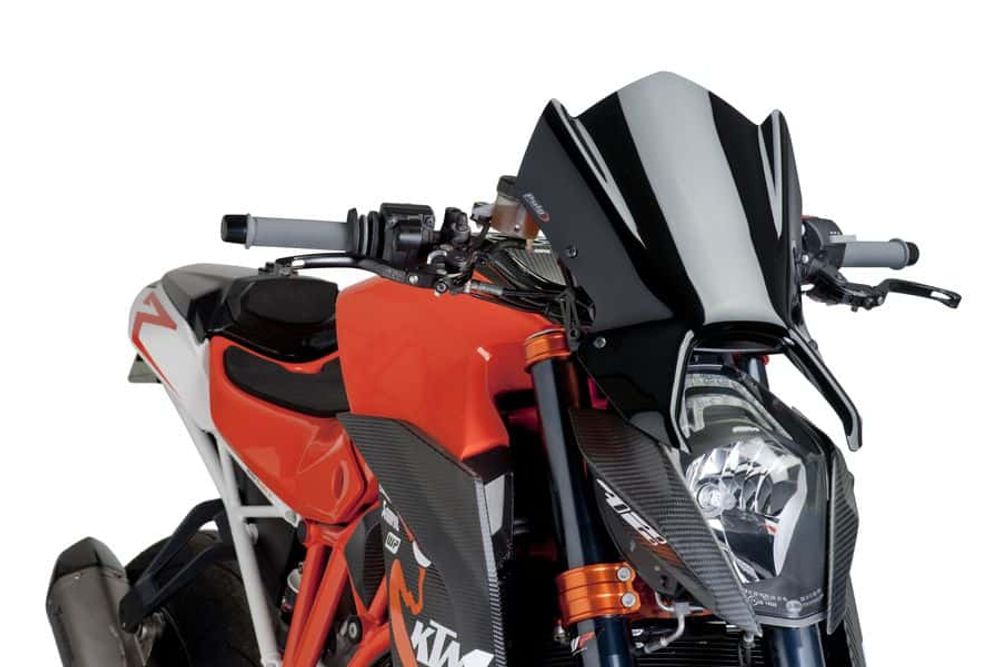 PUIG 7014N New Generation Sport passend fuer KTM 1290 SUPERDUKE R Schwarz