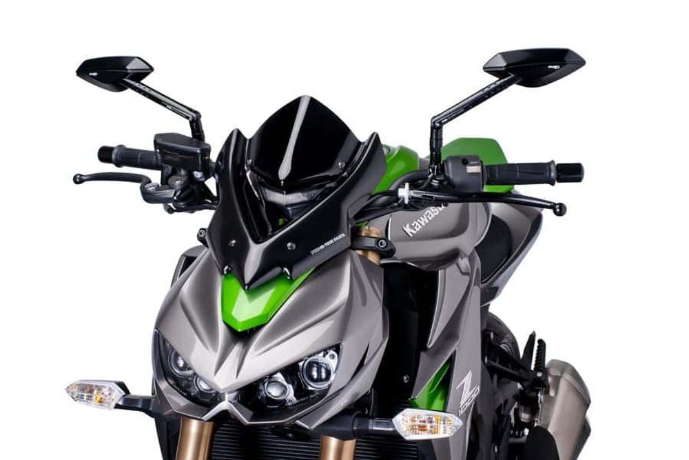 PUIG 7011N New Generation Sport passend fuer KAWASAKI Z1000 Schwarz