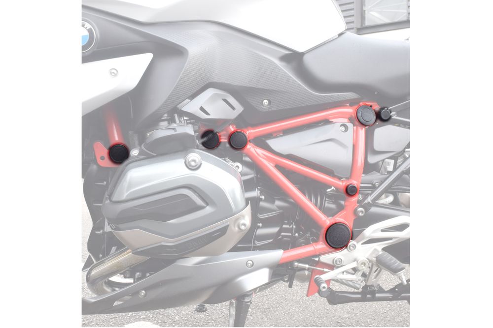 PUIG 9333N Verkleidungsaufsätzte passend fuer BMW R1200R Schwarz