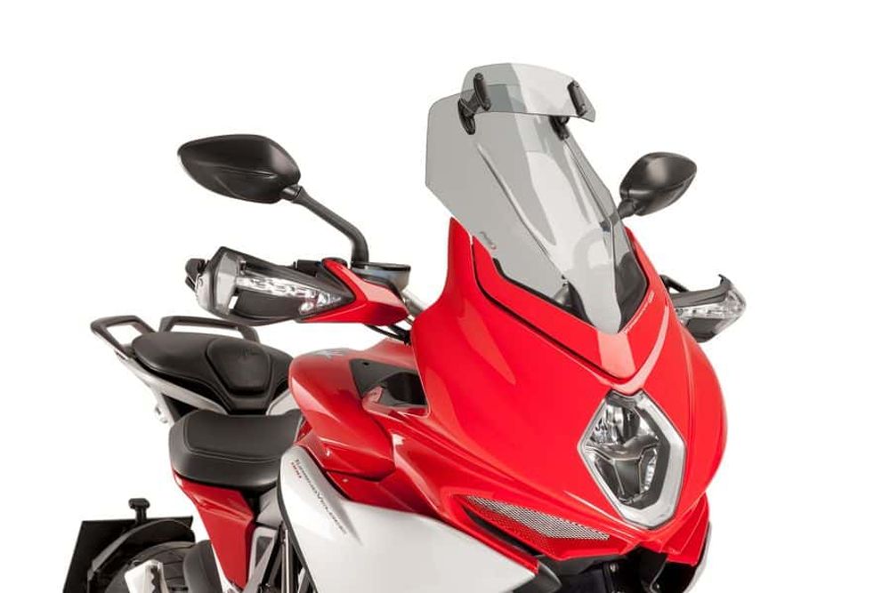 PUIG 7018H Tourenscheibe mit Spoilerscheibe passend fuer MV AGUSTA TURISMO VELOCE 800 Getönt