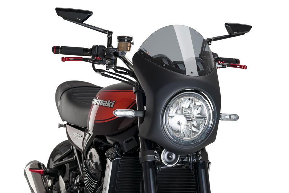 PUIG 9595H Retro-Verkleidungscheibe passend fuer KAWASAKI ZEPHYR 750 Getönt