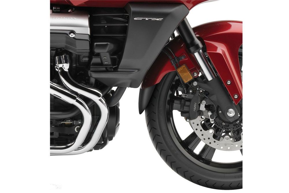 PUIG 9823N Verlängerung des vorderen Schutzblechs passend fuer HONDA NM4 VULTUS Schwarz
