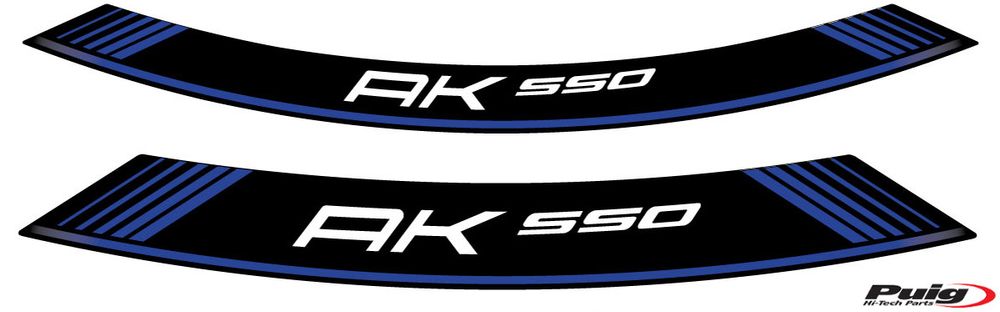 PUIG 9630A Rim Strips Specials passend fuer KYMCO AK550 PREMIUM Blau