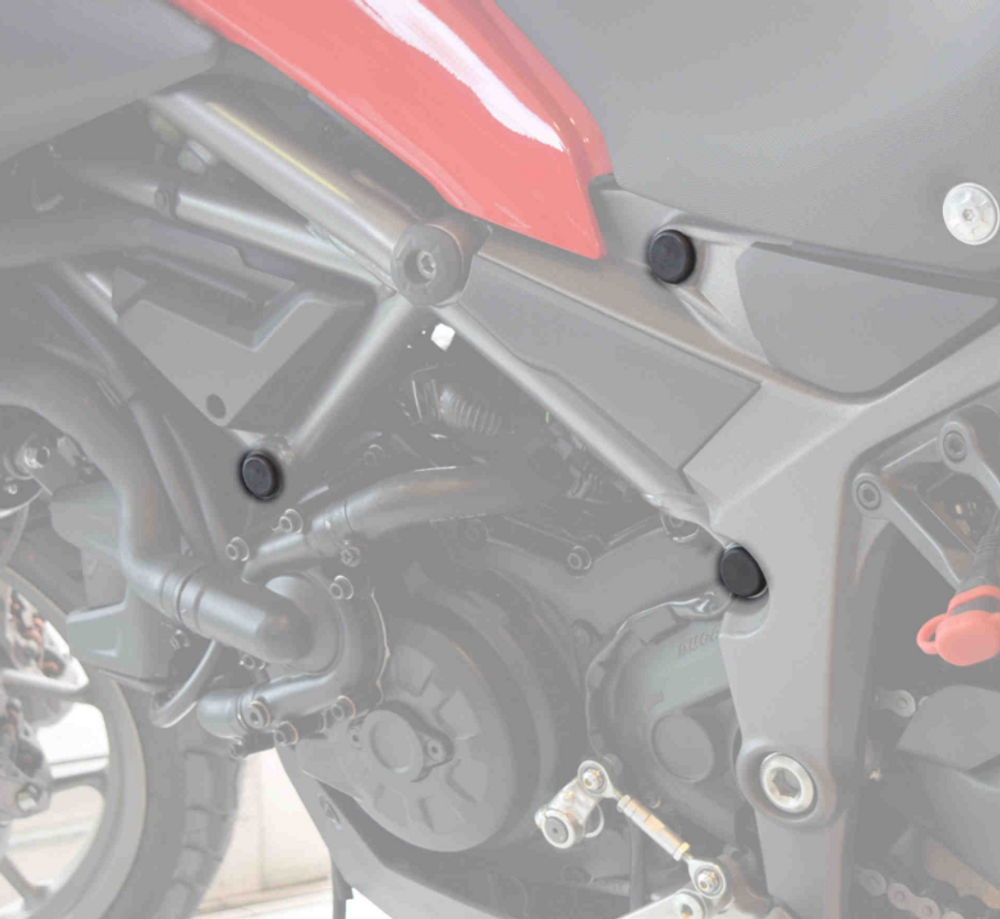PUIG 9636N Verkleidungsaufsätzte passend fuer DUCATI MULTISTRADA 1200 Schwarz