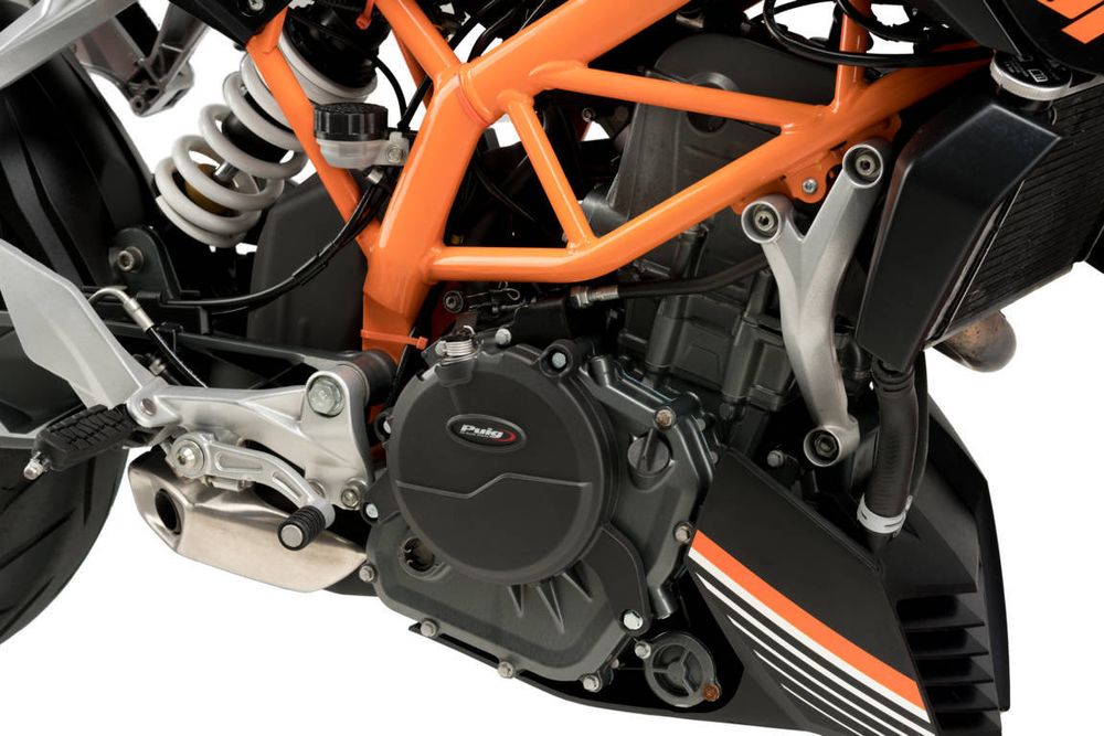 PUIG 20140N Motorschutzhauben passend fuer KTM 390 DUKE Schwarz