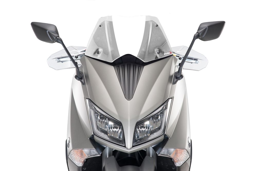 PUIG 8200W Maxiscooter Handschutzprotektoren passend fuer YAMAHA T-MAX 530 Transparent