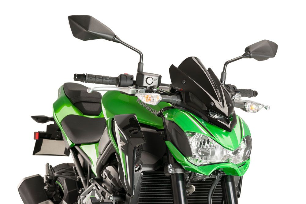 PUIG 9689N New Generation Sport passend fuer KAWASAKI Z900 Schwarz