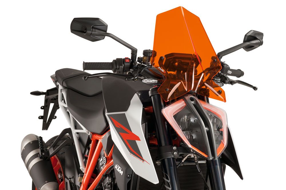 PUIG 9692T New Generation Touring passend fuer KTM 1290 SUPERDUKE R Orange