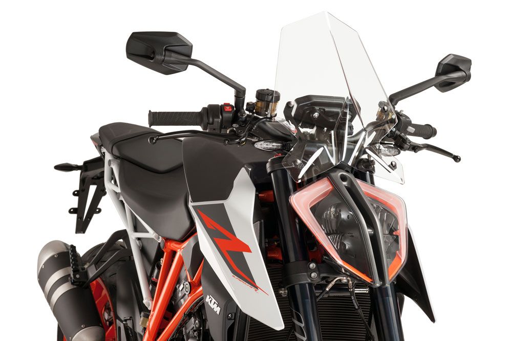 PUIG 9692W New Generation Touring passend fuer KTM 1290 SUPERDUKE R Transparent