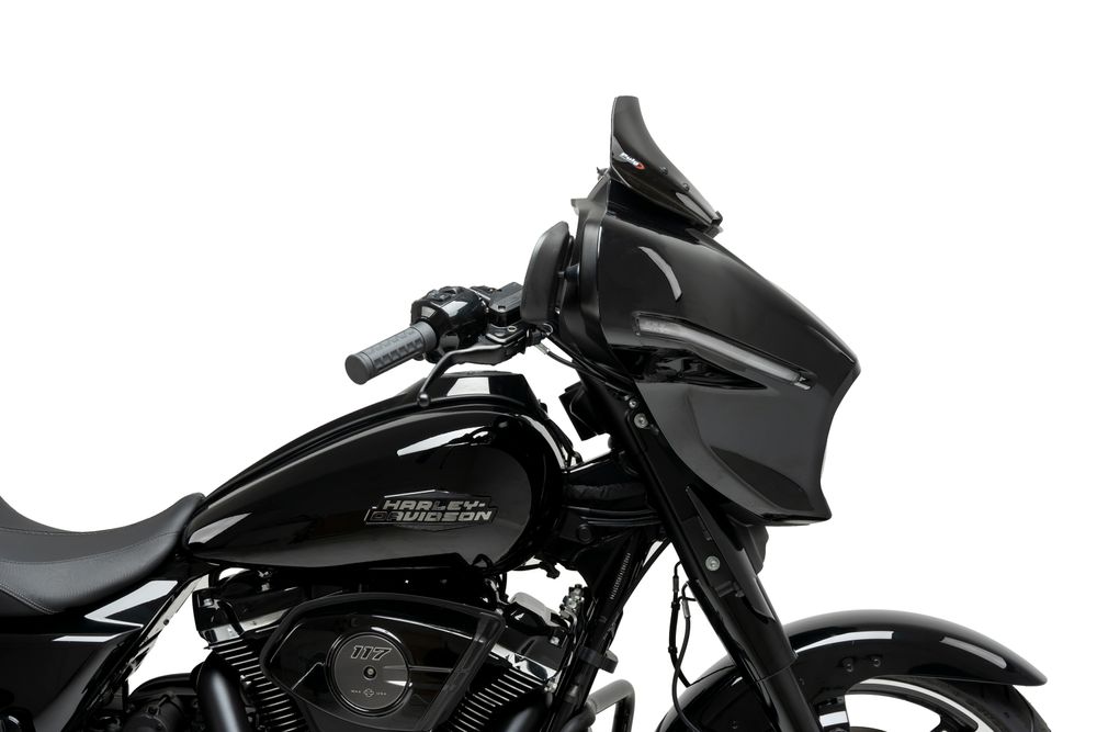PUIG 22109F High-Road Sport passend fuer HARLEY DAVIDSON STREET GLIDE FLHX Stark getönt