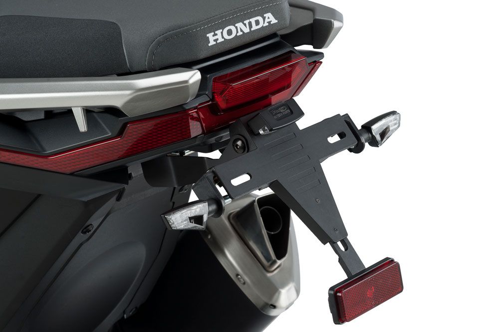 PUIG 9706N Kennzeichenhalters passend fuer HONDA X-ADV Schwarz