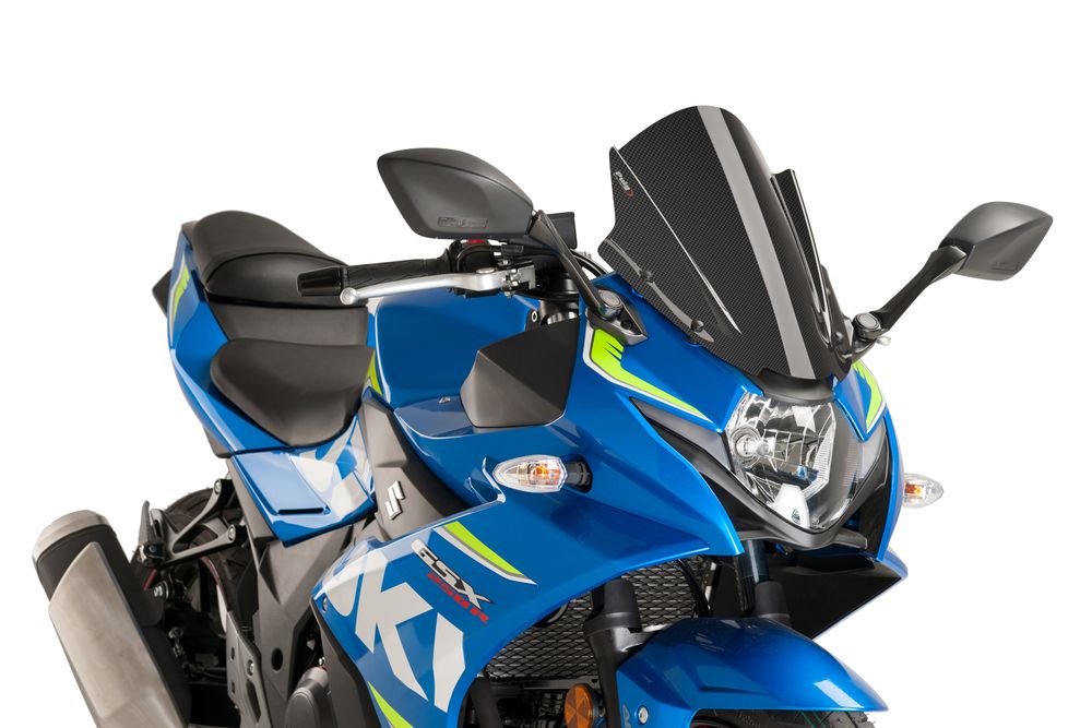PUIG 9722C Z-Racing Scheibe passend fuer SUZUKI GSX-R250 Carbon look