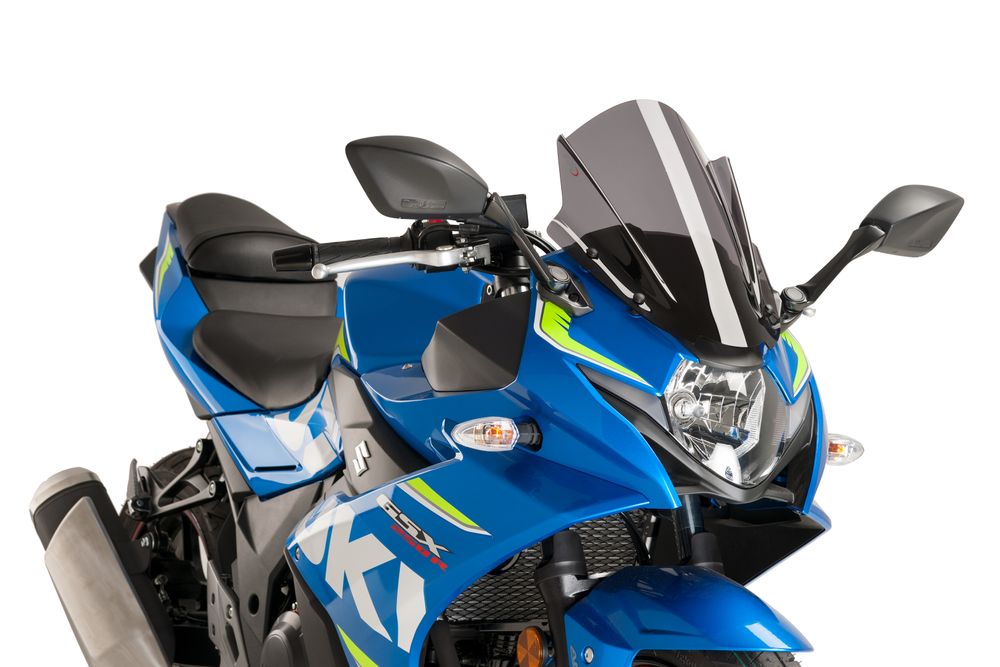 PUIG 9722F Z-Racing Scheibe passend fuer SUZUKI GSX-R250 Stark getönt
