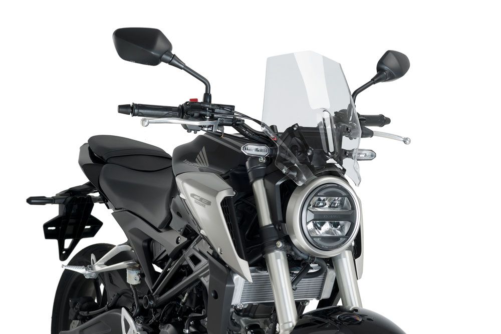 PUIG 9734W New Generation Sport passend fuer HONDA CB125R NEO SPORTS CAFE Transparent