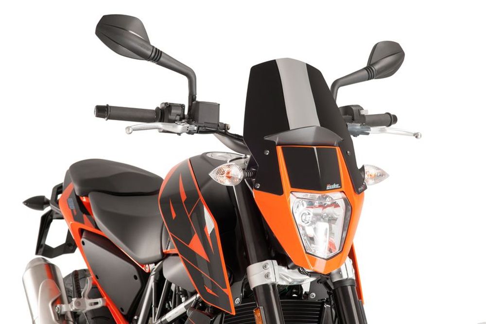 PUIG 6009N New Generation Sport passend fuer KTM 690 DUKE Schwarz