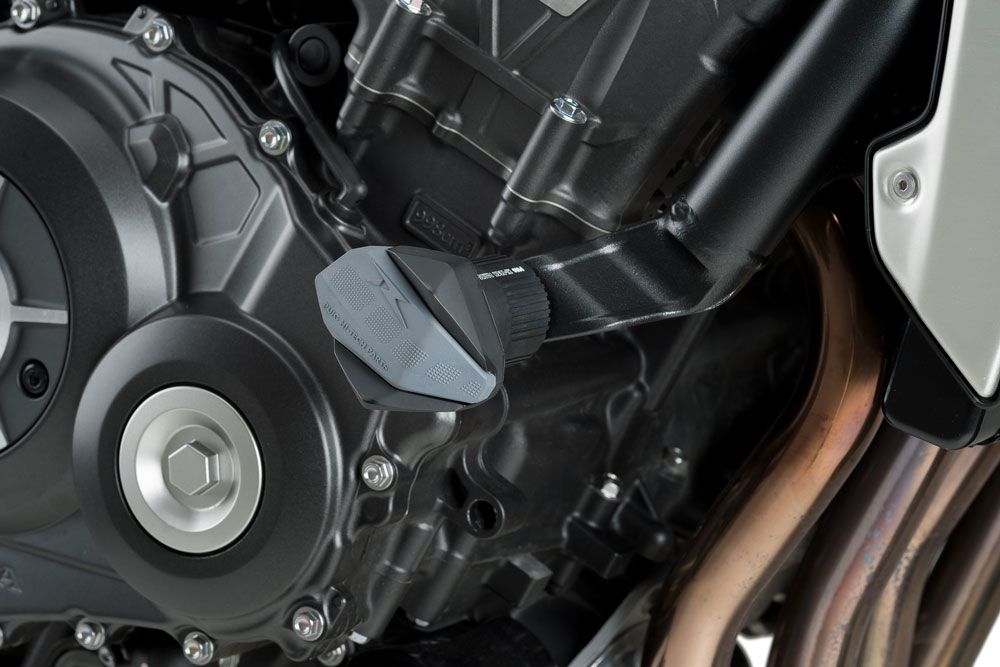 PUIG 9628N Sturzpads R19 passend fuer KAWASAKI NINJA 400 Schwarz