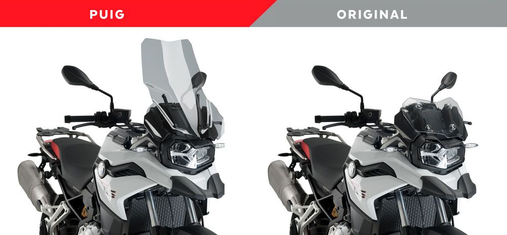 PUIG 9770H Tourenscheibe Plus passend fuer BMW F850GS Getönt