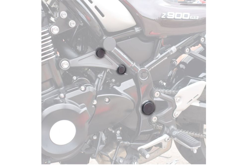 PUIG 9778N Verkleidungsaufsätzte passend fuer KAWASAKI Z900RS Schwarz