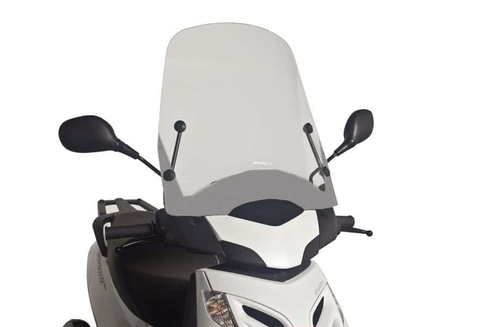 PUIG 6020W Rollerscheibe T.S. passend fuer APRILIA SPORTCITY CUBE 125 Transparent