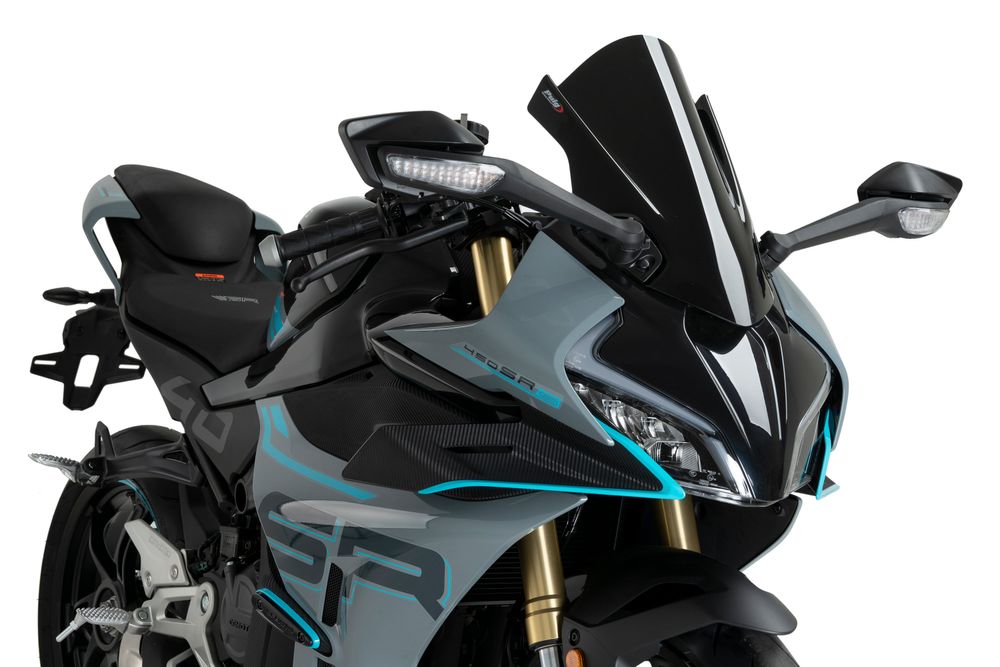 PUIG 22286N Z-Racing Scheibe passend fuer CFMOTO 450 SR Schwarz