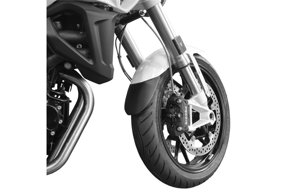 PUIG 9022N Verlängerung des vorderen Schutzblechs passend fuer BMW F800R Schwarz