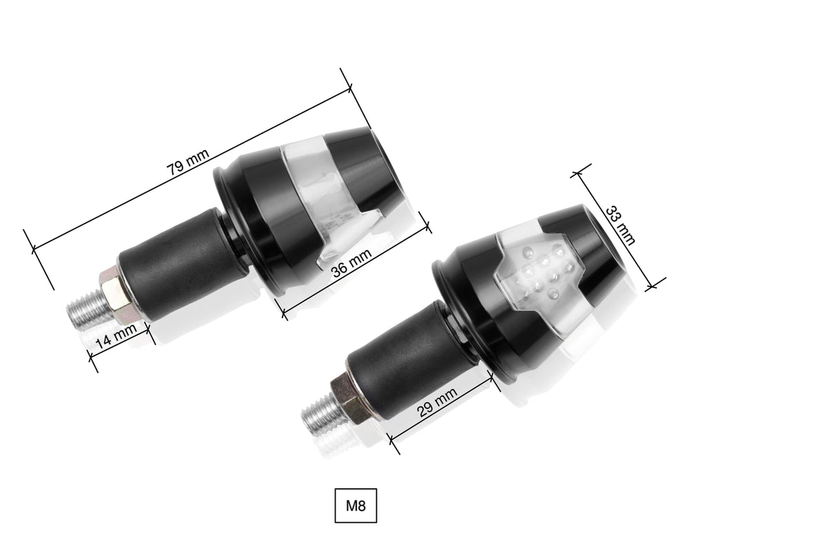 PUIG 9947N Buoy Blinkerset passend fuer DUCATI PANIGALE V2 Schwarz