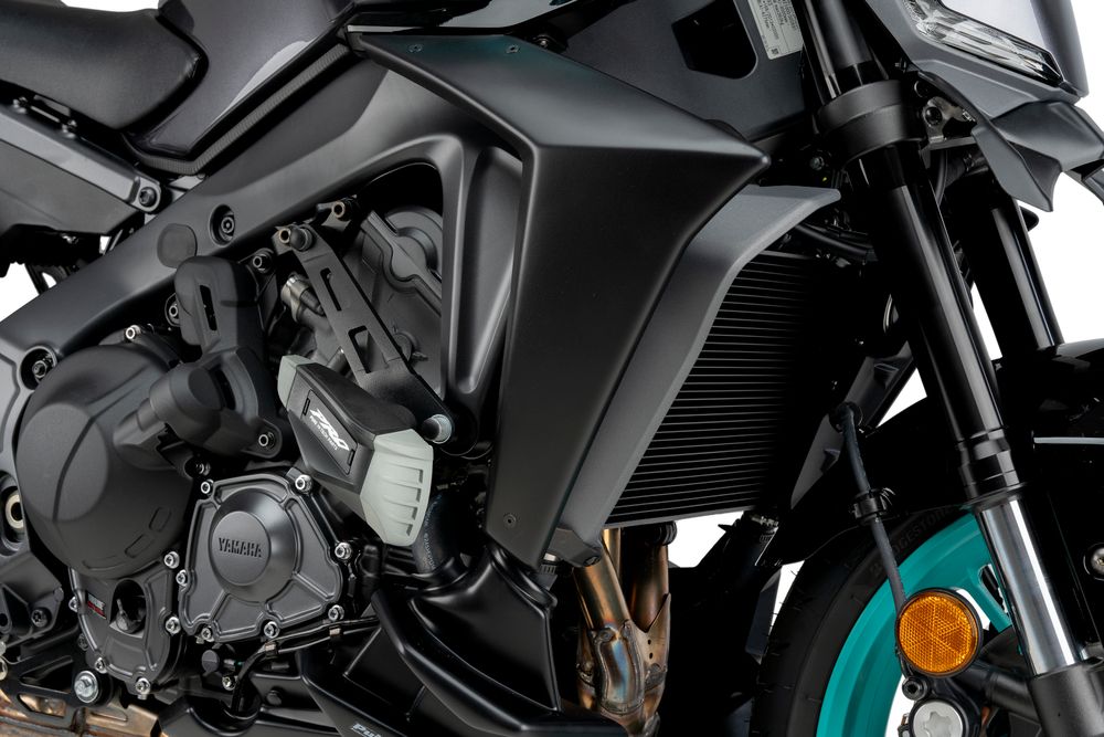 PUIG 21370N Sturzpads PRO 2.0 passend fuer YAMAHA MT-09 SP Schwarz