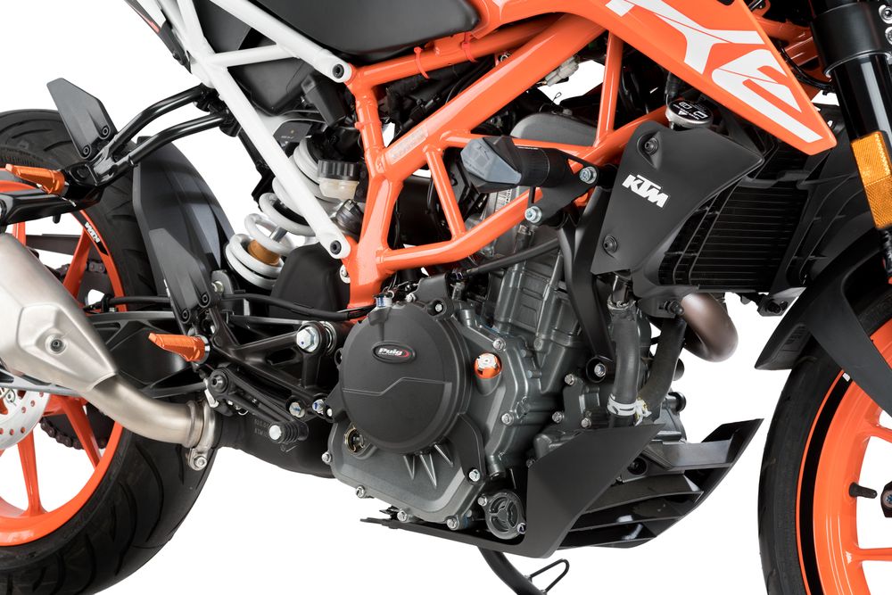 PUIG 20141N Motorschutzhauben passend fuer KTM 390 DUKE Schwarz