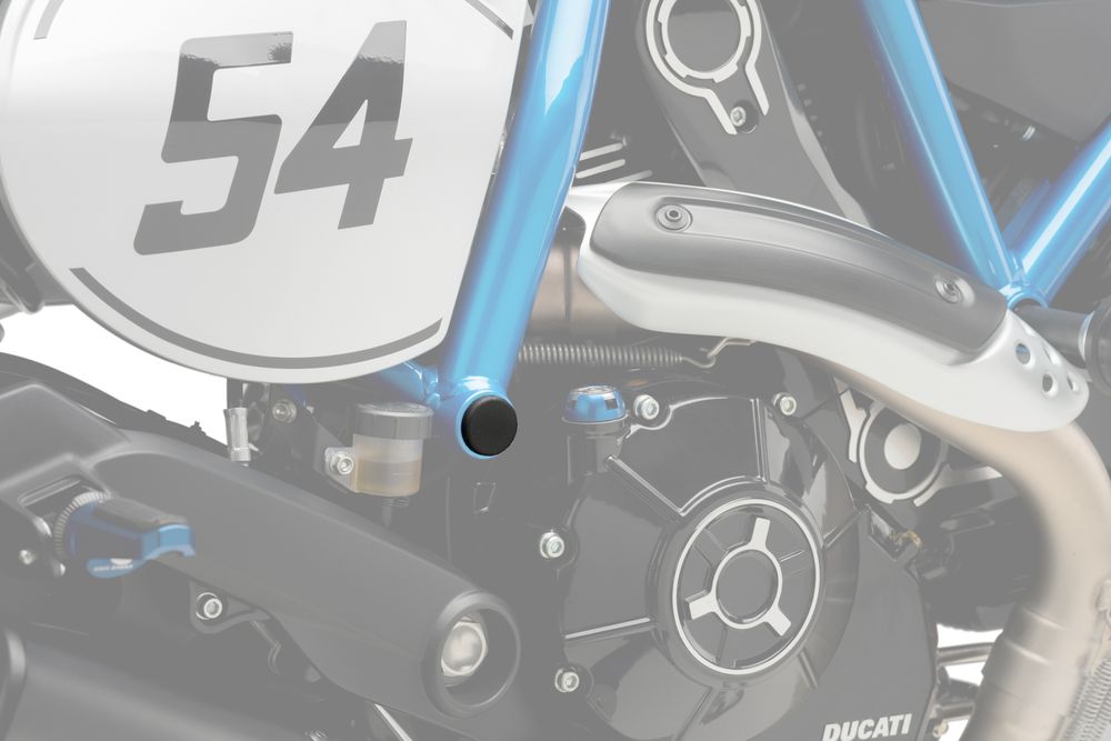 PUIG 9632N Verkleidungsaufsätzte passend fuer DUCATI SCRAMBLER ICON Schwarz