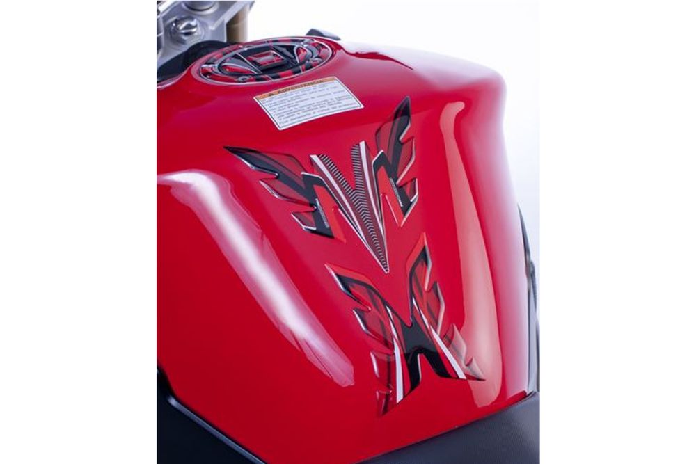 PUIG 6292R Radikal Tankprotektor passend fuer HONDA NT650V DEAUVILLE Rot