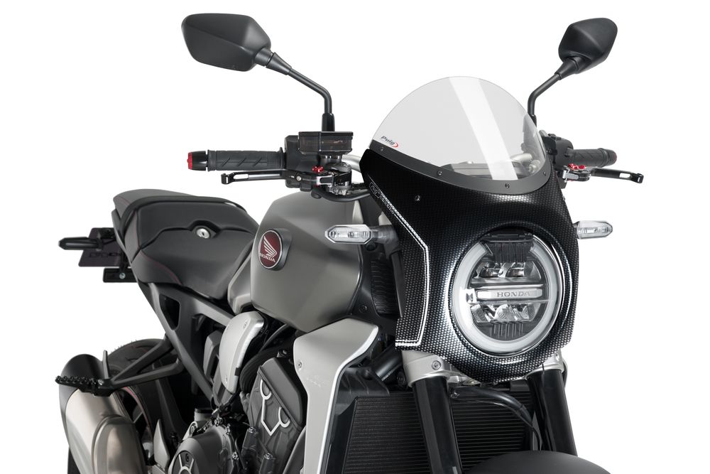 PUIG 3143W Retro-Verkleidungscheibe passend fuer HONDA CB1000R NEO SPORTS CAFE Transparent