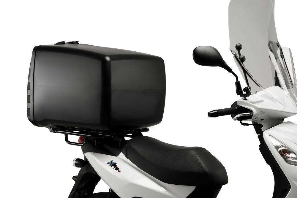 PUIG 2328N Mega Box passend fuer SYM SYMPHONY SR 125 Schwarz