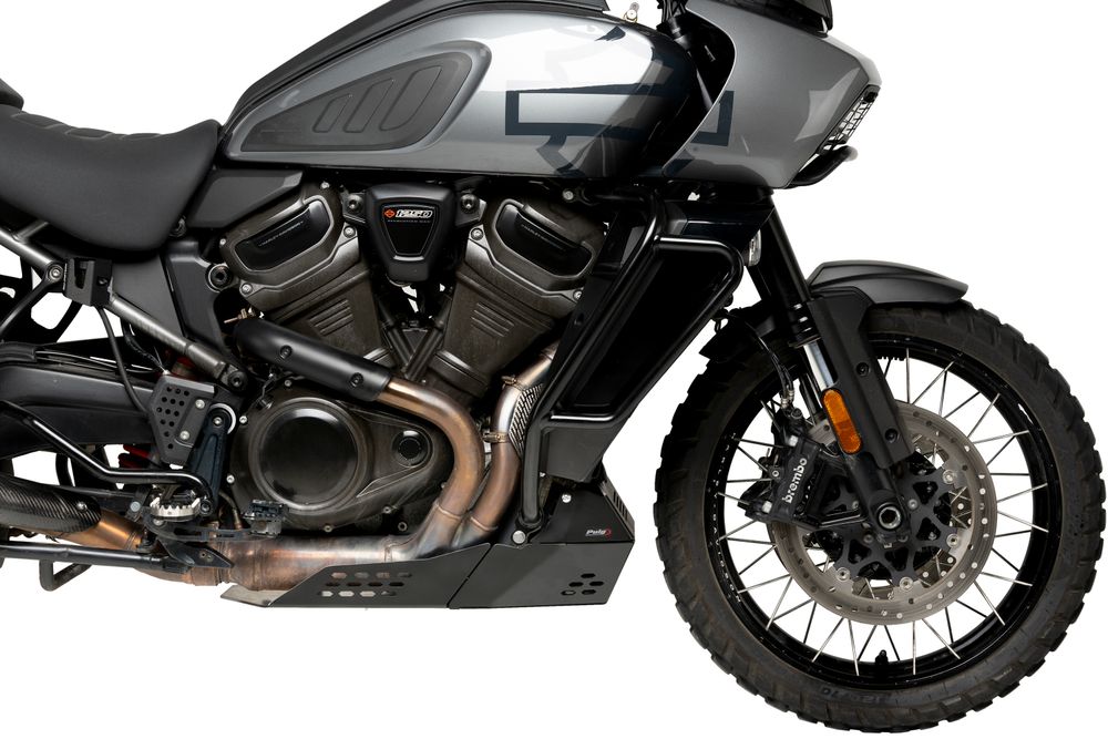 PUIG 22181N Motor Schutz passend fuer HARLEY DAVIDSON PAN AMERICA SPECIAL RA1250S Schwarz