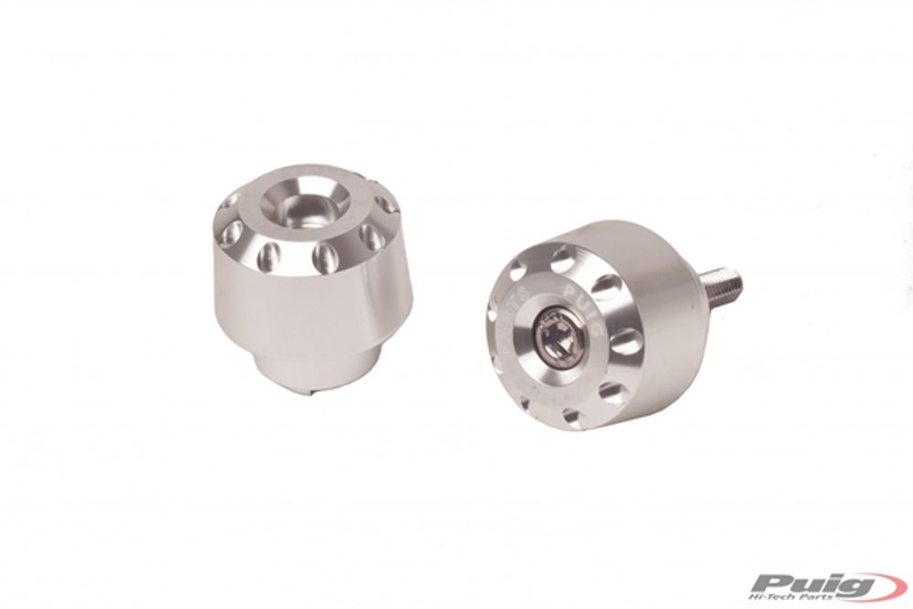 PUIG 6891P Lenkerenden Kurz passend fuer YAMAHA XJR1300 Silber