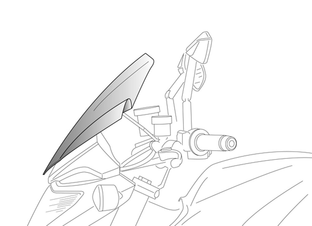 PUIG 4947F New Generation Touring passend fuer APRILIA DORSODURO 750 Stark getönt