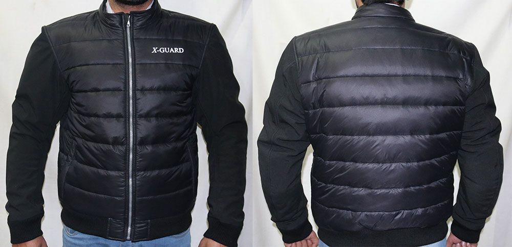 X-Guard Softshell Scooter/Motorradjacke schwarz Groesse M