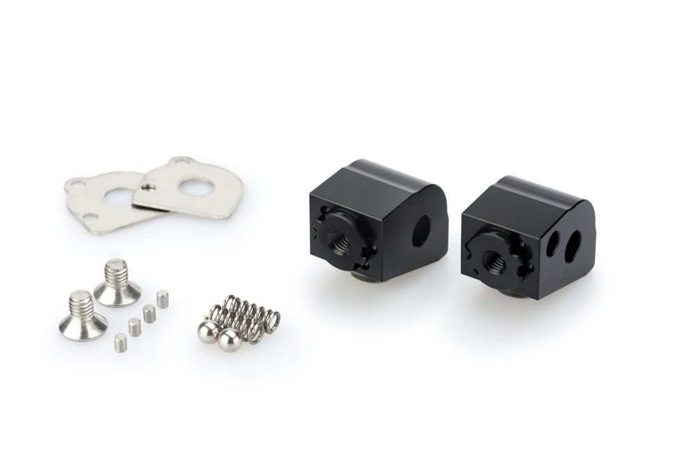 PUIG 20258N Vintage Fußrasten passend fuer KTM 990 SUPERMOTO Schwarz