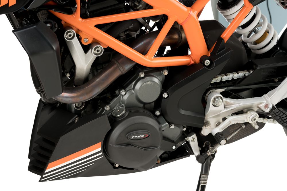 PUIG 20140N Motorschutzhauben passend fuer KTM 390 DUKE Schwarz