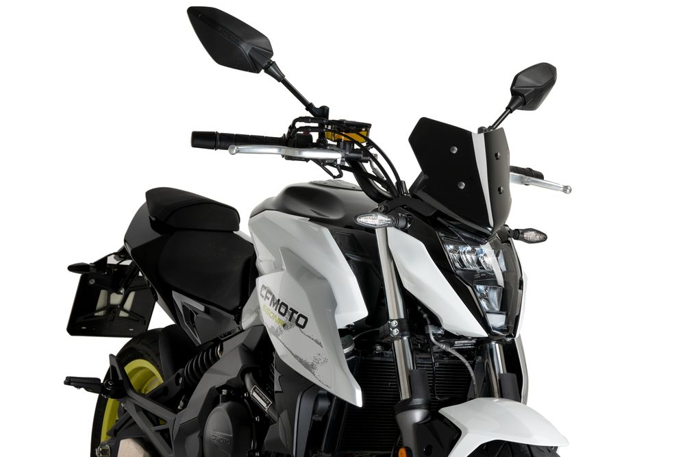 PUIG 21653N New Generation Sport passend fuer CFMOTO 650 NK Schwarz