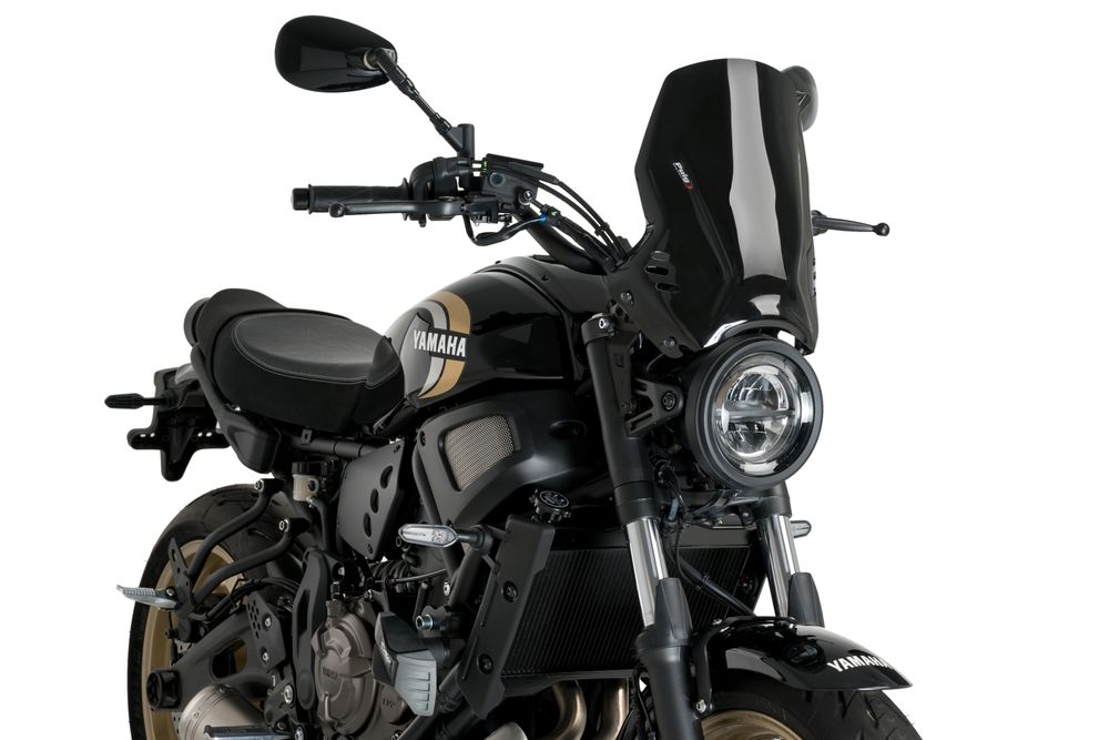 PUIG 21430N New Generation Sport passend fuer YAMAHA XSR700 Schwarz