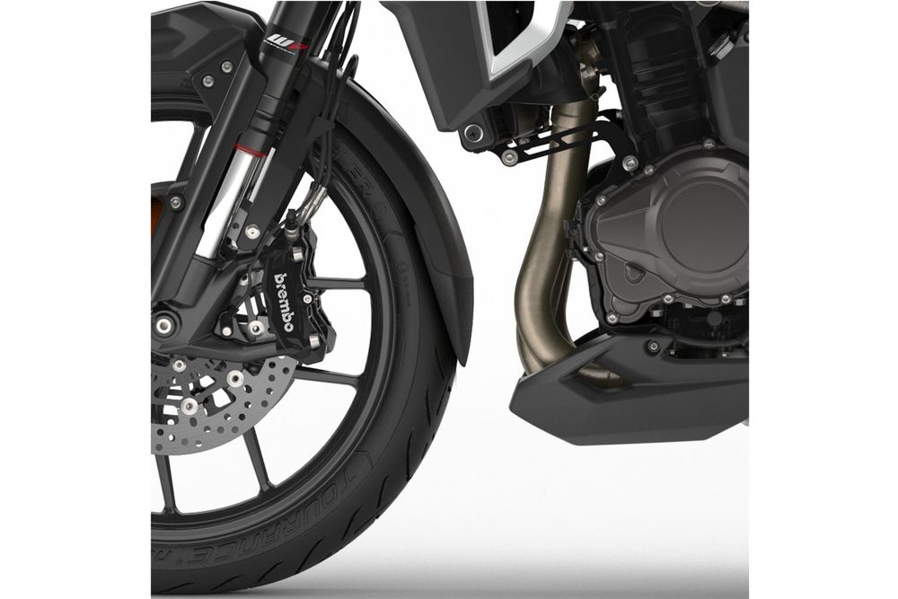 PUIG 9223N Verlängerung des vorderen Schutzblechs passend fuer TRIUMPH TIGER EXPLORER XC Schwarz