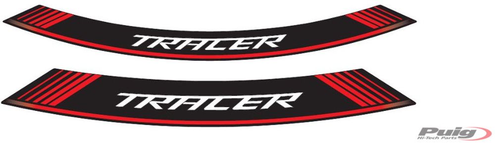 PUIG 9293R Rim Strips Specials passend fuer YAMAHA MT-09 TRACER Rot